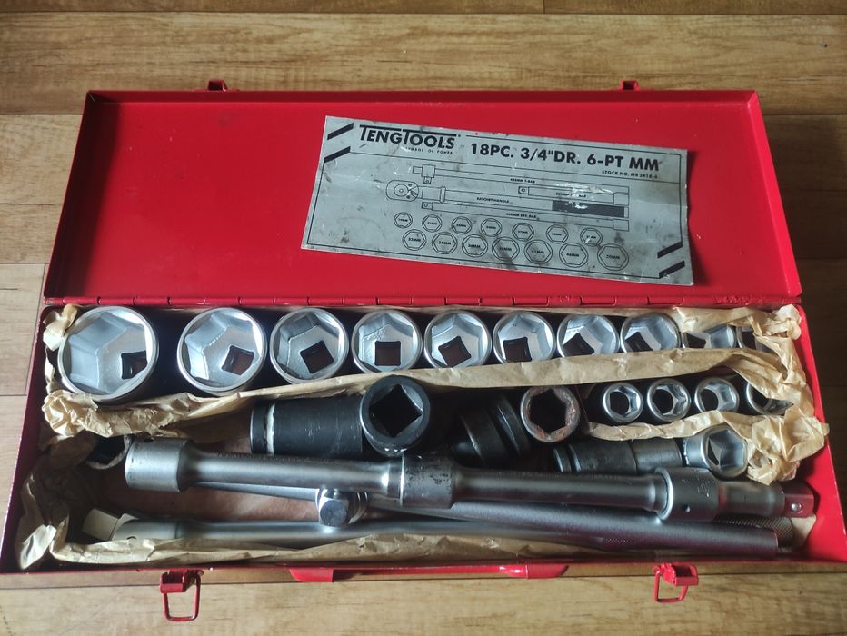 Zestaw Kluczy Nasadowych TengTools