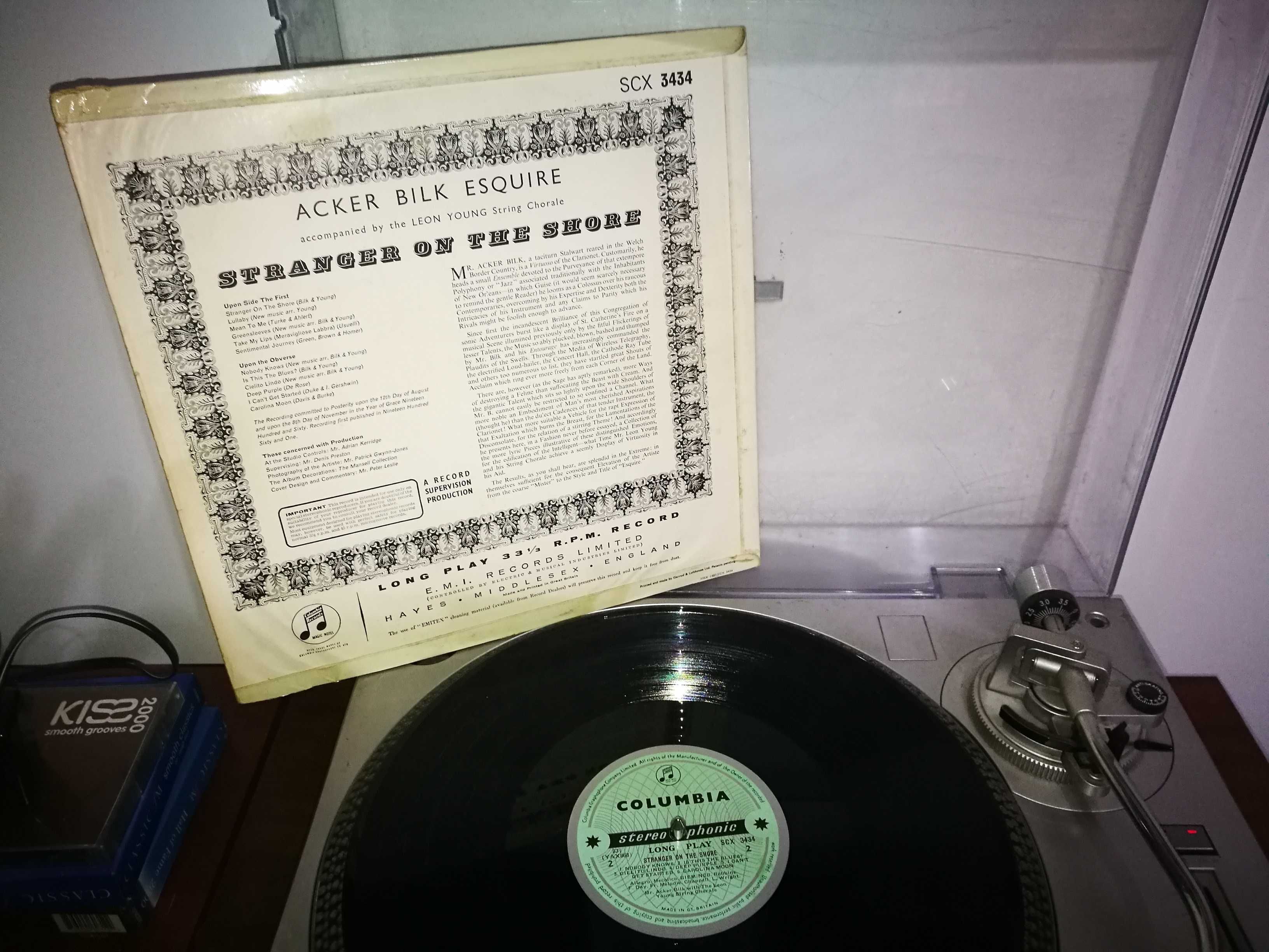 ACHER BILK  - Stranger On  The Shore (ED ING - 1961) LP