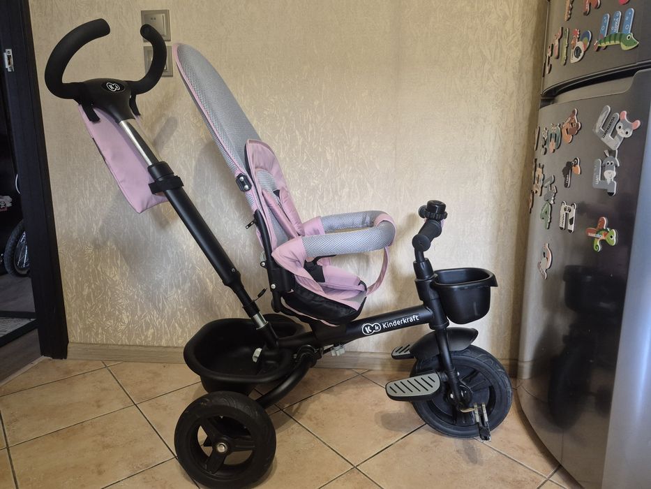 Триколісний велосипед Kinderkraft Spinstep Mauvelous Pink