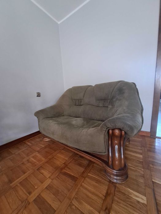 Wypoczynek ze skóry 3+2+1 / sofa Okazja !!!