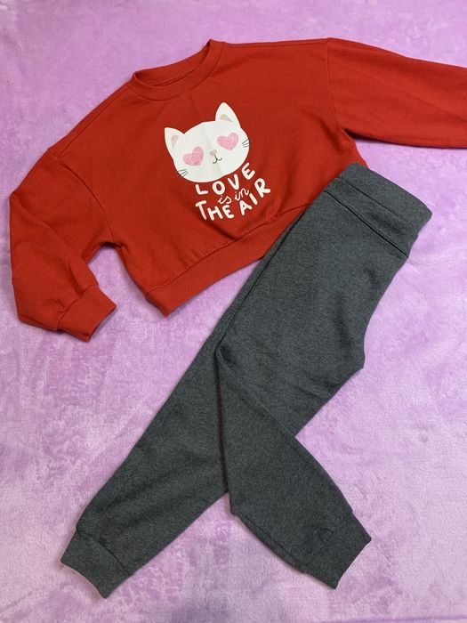 Костюм, кофта, світшот, укорочене худі, штани