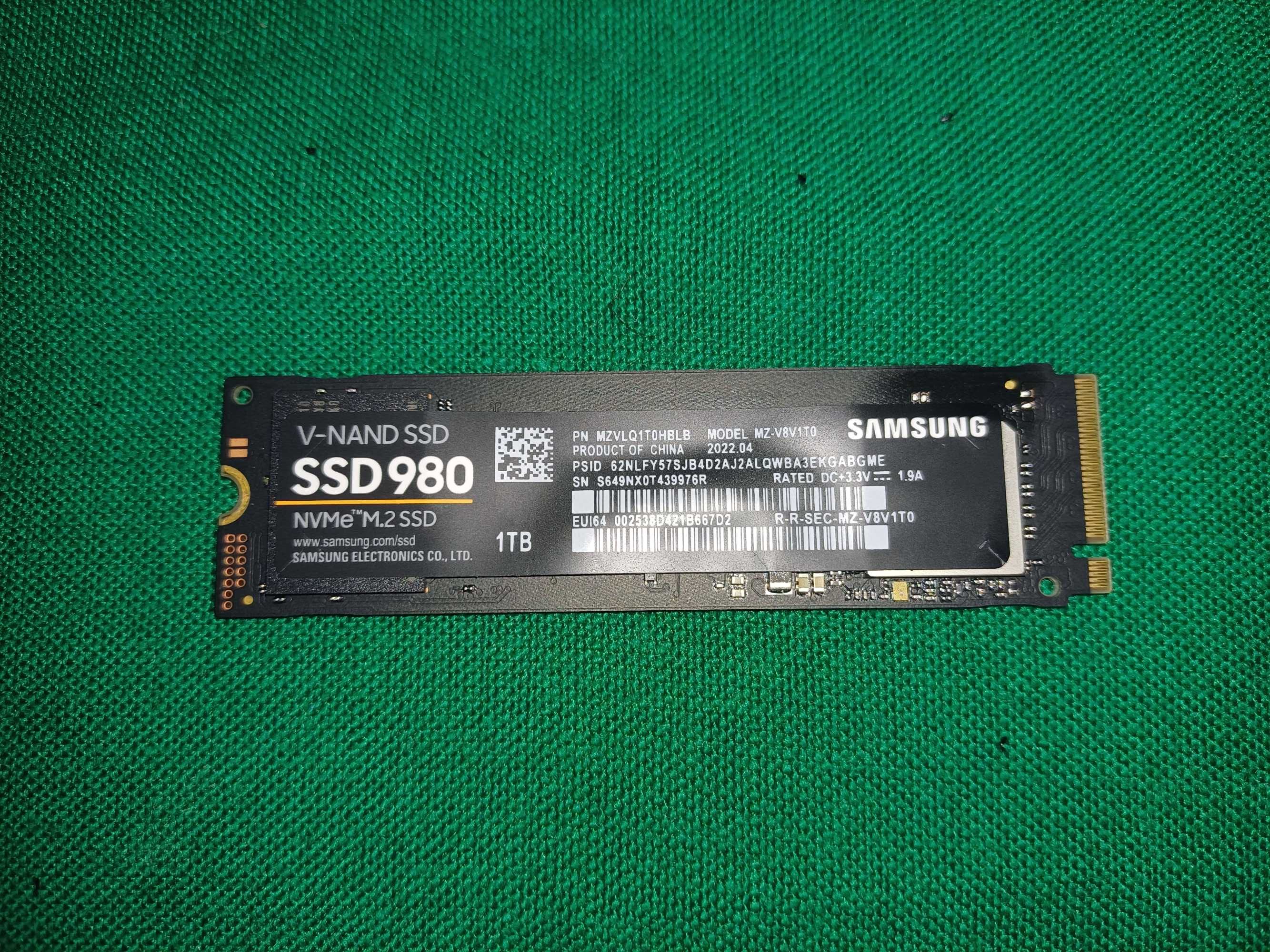 SSD Samsung 980 -- 1 Tb