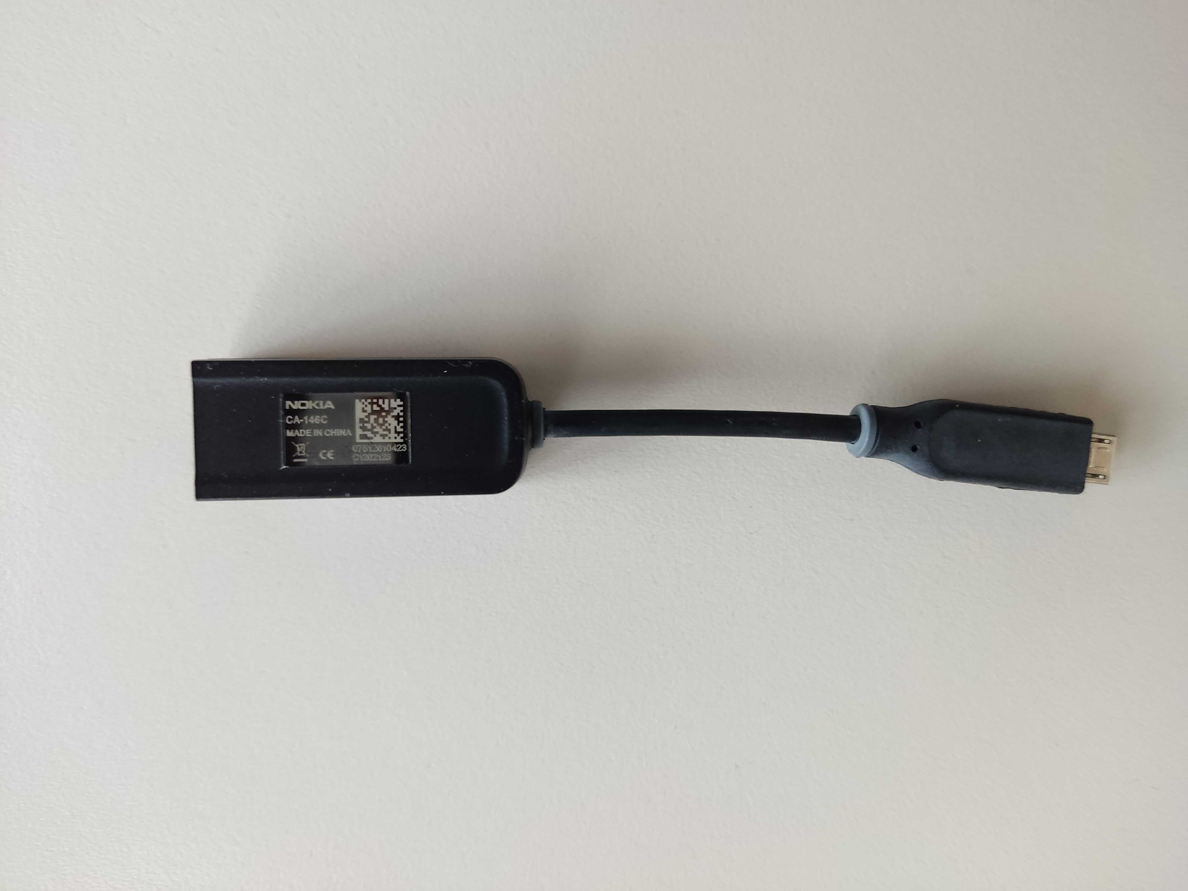 Adapter ładowania microUSB firmy Nokia - model CA-146C