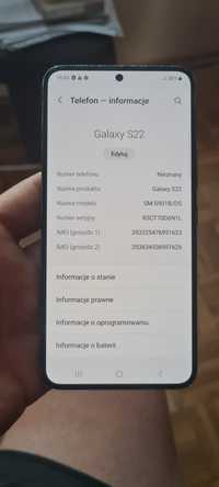 Telefon Samsung S22 uzywany w dobrym stanie
