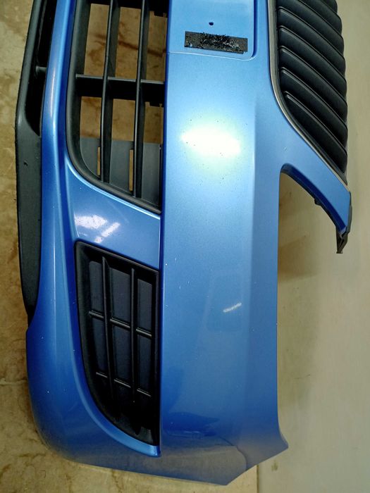 Skoda Fabia 2 FL lift zderzak przód przedni kolor niebieski oryginał