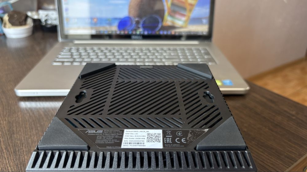 Тридіапазонний ігровий маршрутизатор роутер ASUS RT-AX92U