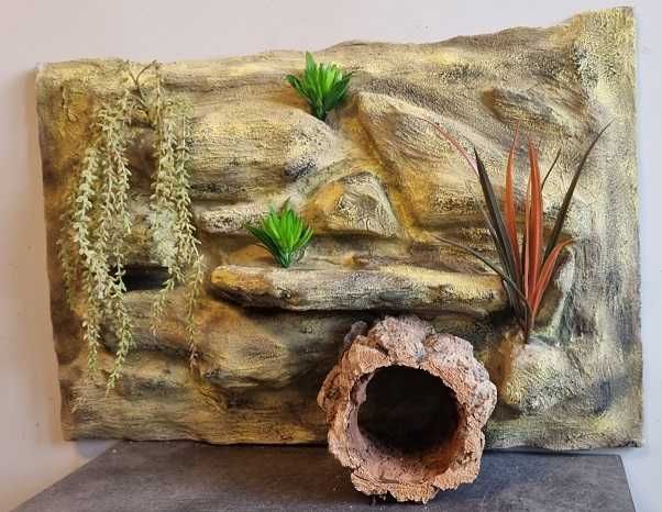 Tło strukturalne do terrarium  3D