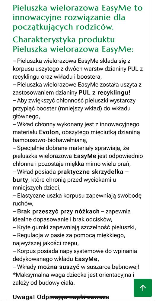 Pieluszka wielorazowa EasyMe, BLACK, rozmiar 0/1 (2,5 - 5 kg),