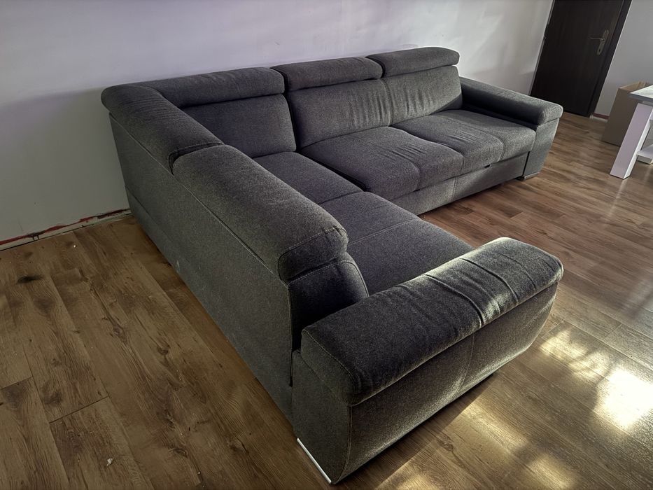 Narożnik rogówka z funkcja spania 270x200