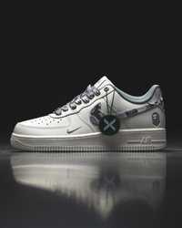 Кроссовки Nike Air Force 1 x BAPE White/Grey