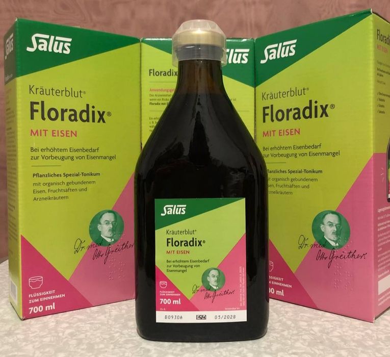 Железо Floradix Mit eisen Salus 700мл