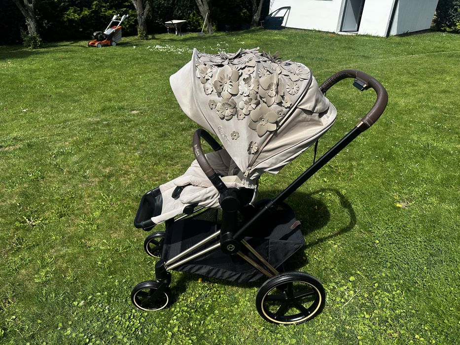 Wózek spacerowy Cybex Priam 2.0 Flowers Gold Rose nowy