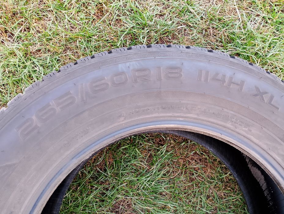Opony zimowe 265/60 r18