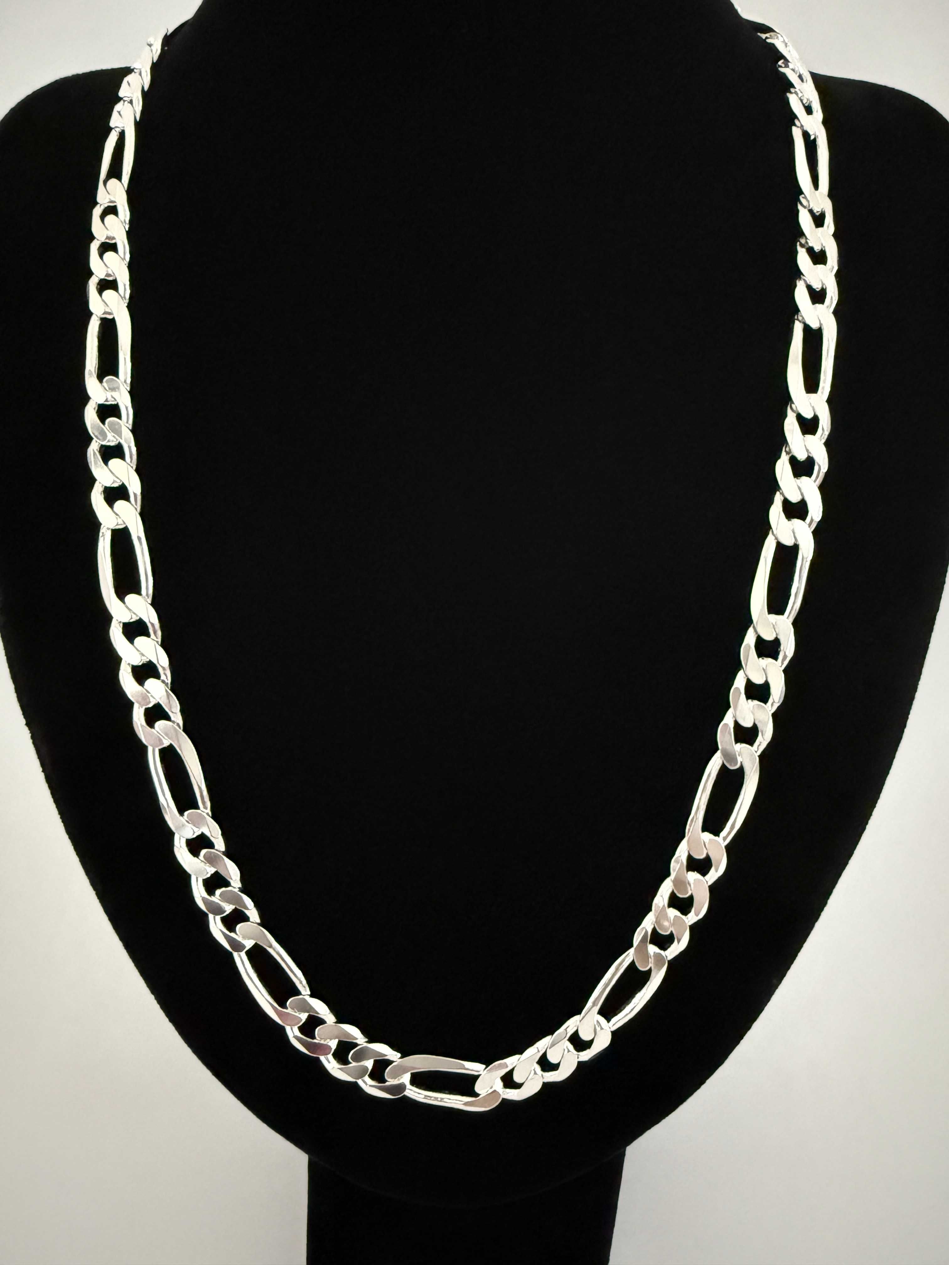 Srebrny Łańcuszek splot Figaro 61 CM 74 GRAM ! PR. 925 Okazja !