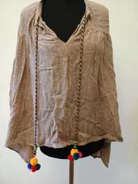 Тончайшая нежная блуза туника  модного молодежного бренда «Wiya»