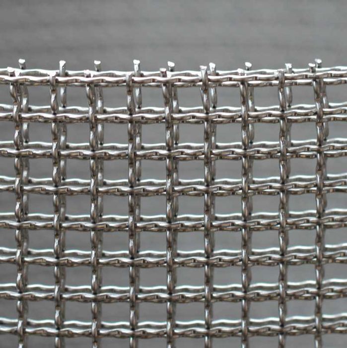 Siatka karbowana nierdzewna (stal 304) oczko 10 mm, drut 2 mm