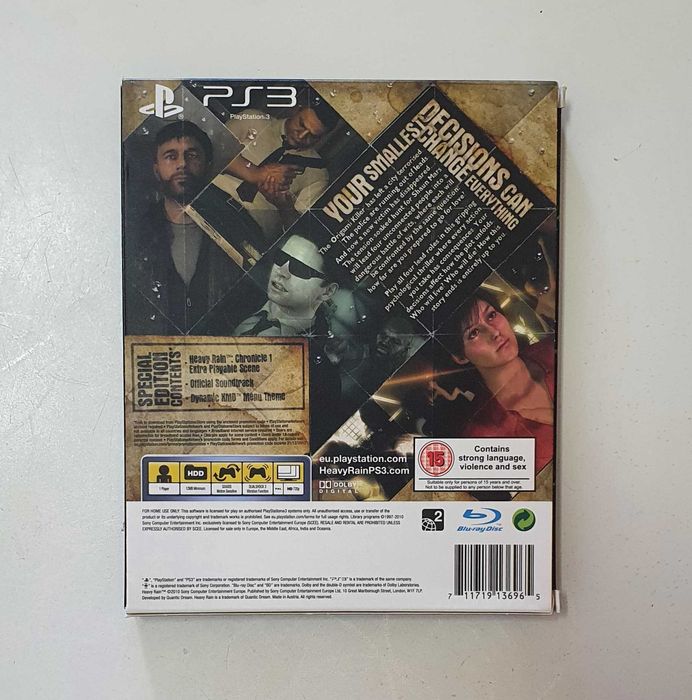 Heavy Rain Special Limited Collector's Edition [PS3]