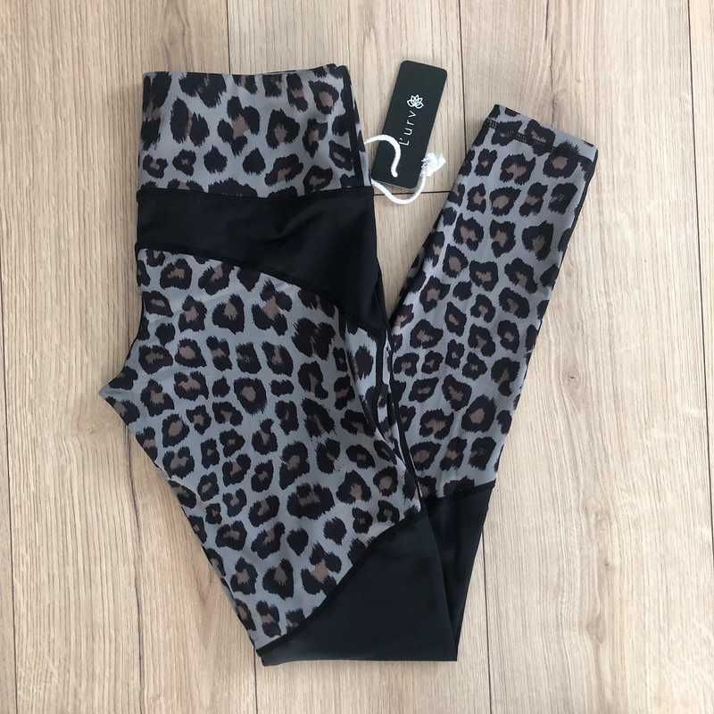 L’urv Jungle Fever nowe legginsy sportowe M 38 fitness lurv getry