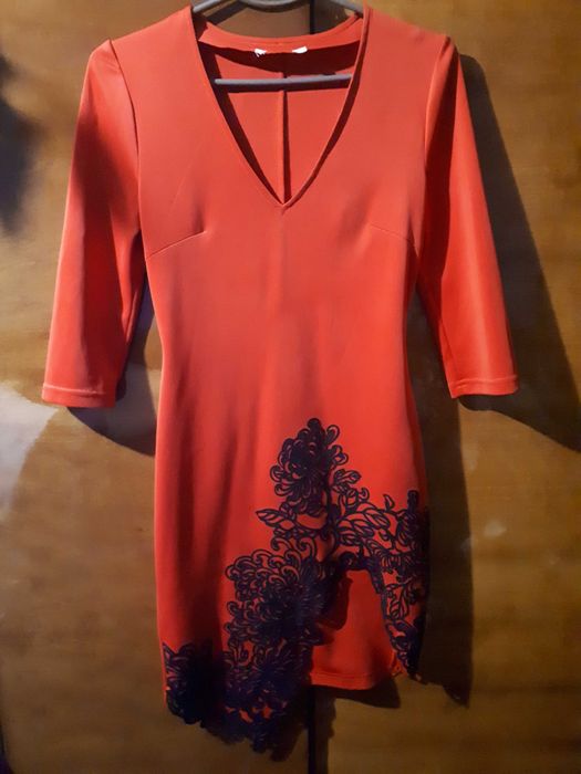 Червона сексуальна сукня, розмір с.