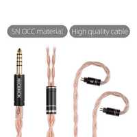 Балансний кабель для навушників NiceHCK GCT5 5N OCC 4,4 мм 0,78/2 pin