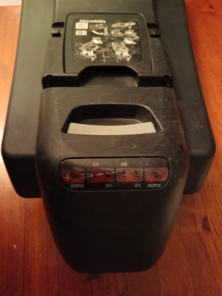 recarofix smartclick baza isofix, baza pod fotelik