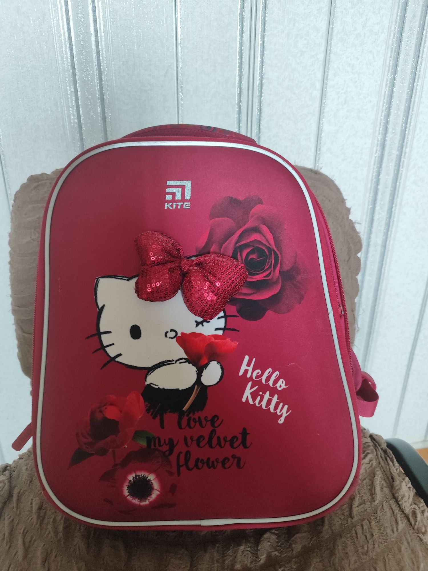 Рюкзак шкільний каркасний Kite Education Hello Kitty для дівчаток