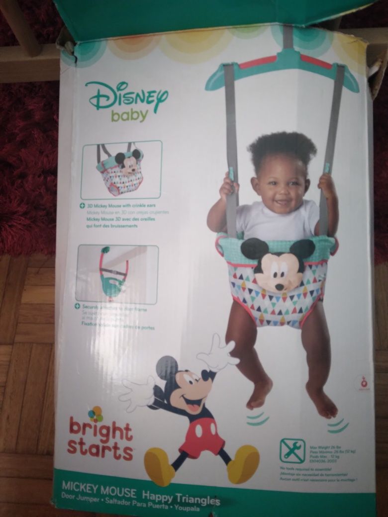 Baloiço bebe pendurar porta Mickey mouse