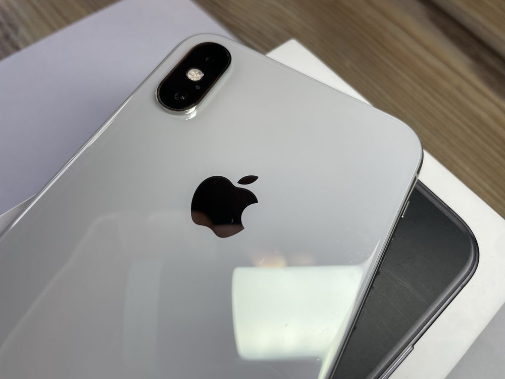 iPhone XS 256GB Biały – Bardzo dobry stan, z pudełkiem Bateria 73%