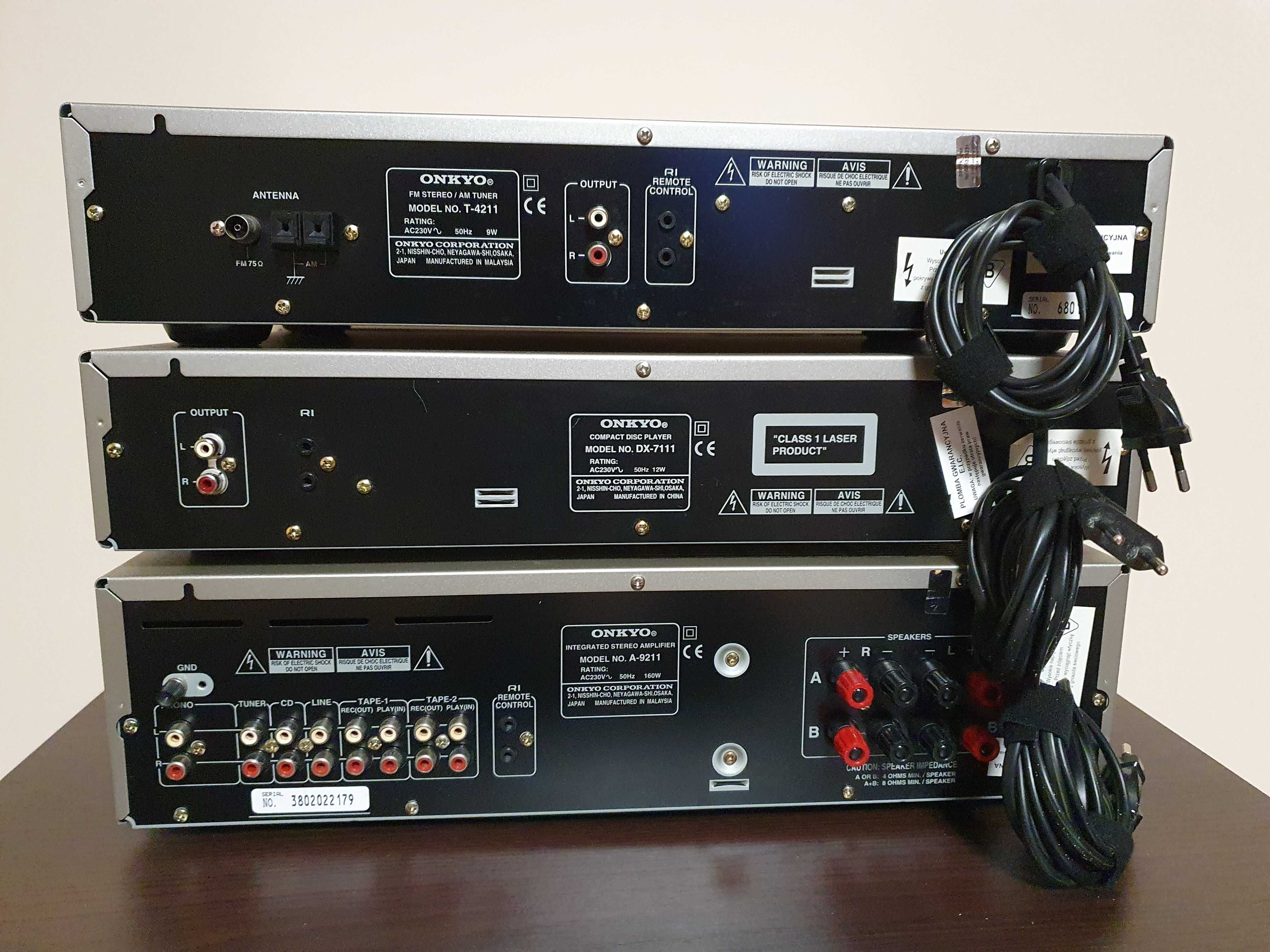 Wieża Onkyo A9211 + DX7111 + T4211