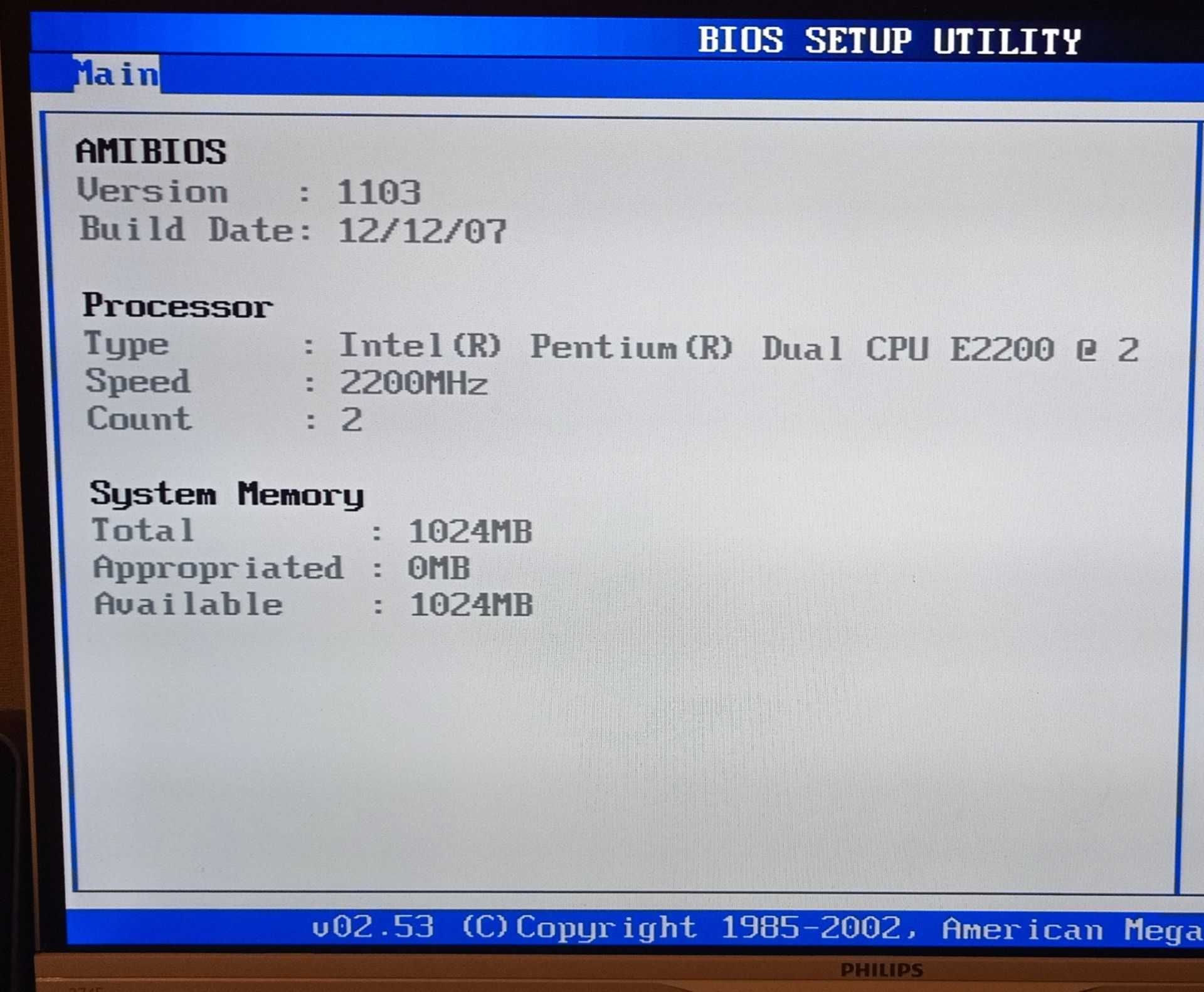 ASUS P5L-MX + Intel Pentium dual core E2200