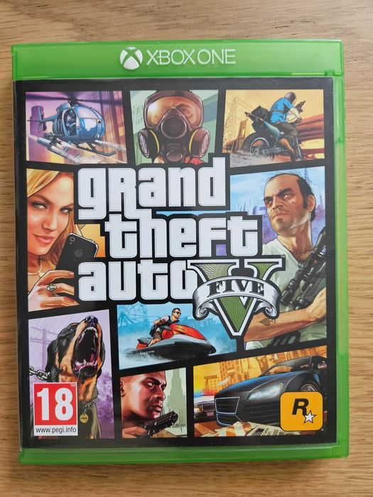 GTA V gra na Xbox One i Series S/X stan idealny, z mapą Los Santos