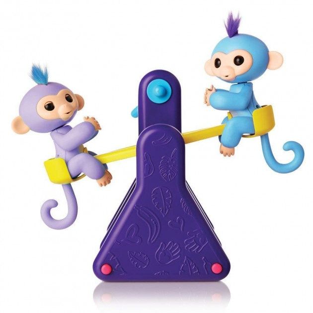 Ігровий набір fingerlings monkey milly & willy (інтерактивні мавпочки)