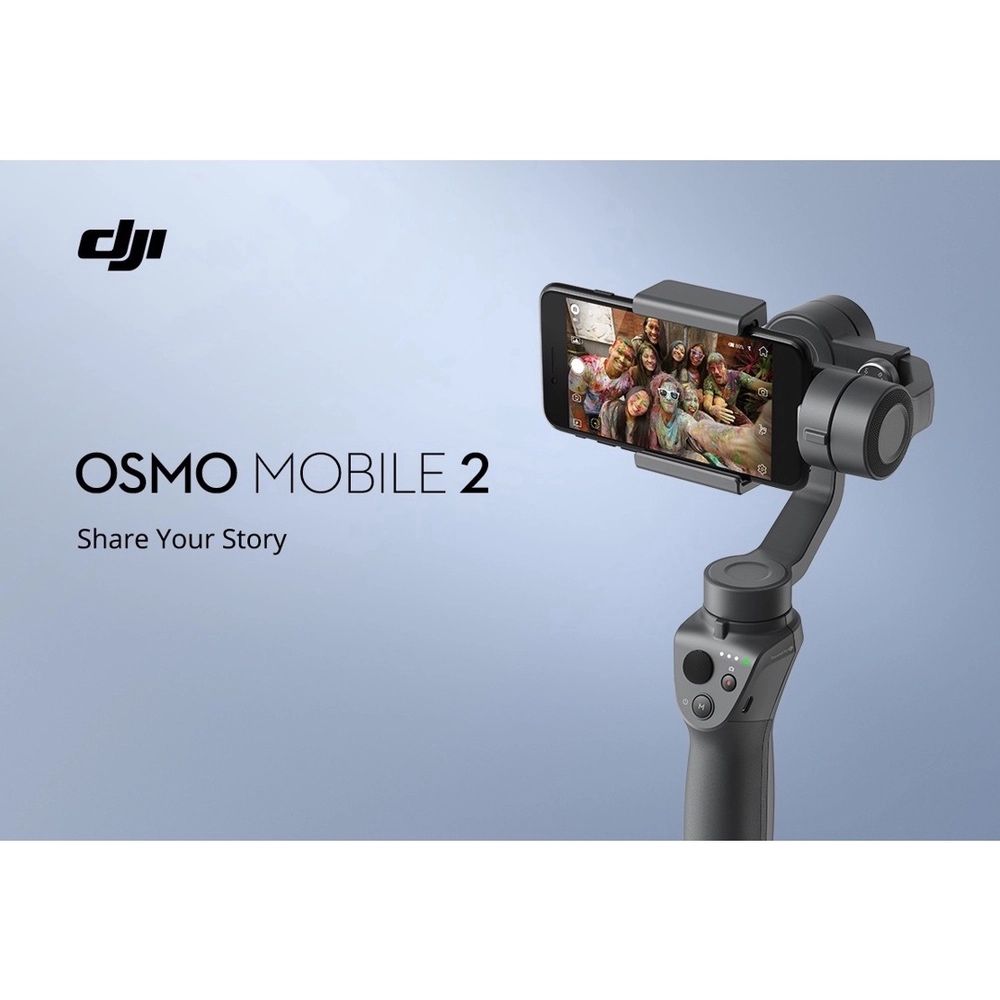 Gimbal Osmo DJI Mobile 2 em excelente estado, usado poucas vezes