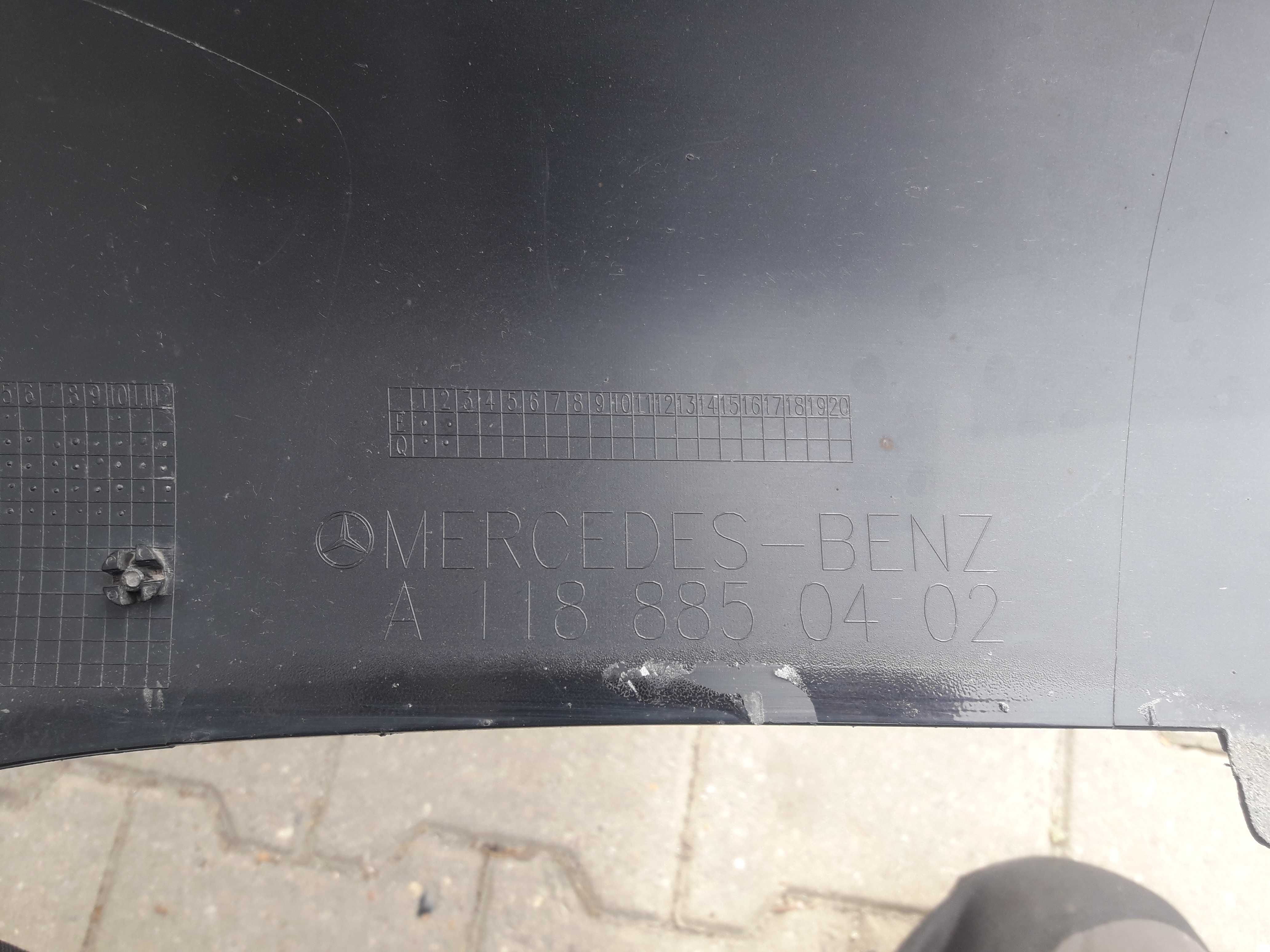 Spoiler Dokładka Dyfuzor Zderzaka Tylnego Mercedes CLA W118 45 AMG