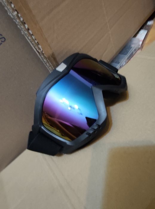 Okulary gogle narciarskie snowboardowe ASG paintball do kasku itp