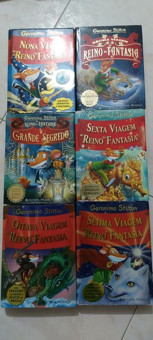 Livros Geronimo Stilton.