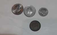 Lote de 4 moedas antigas Holandesas