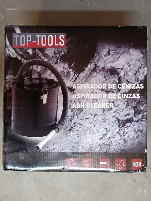 Aspirador de Cinzas e depósito Top-Tools 1000W
