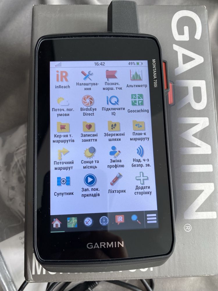 GPS-навігатор Garmin Montana 700i, стан нового