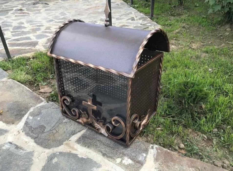 Світильник кований, підсвічник на могилу