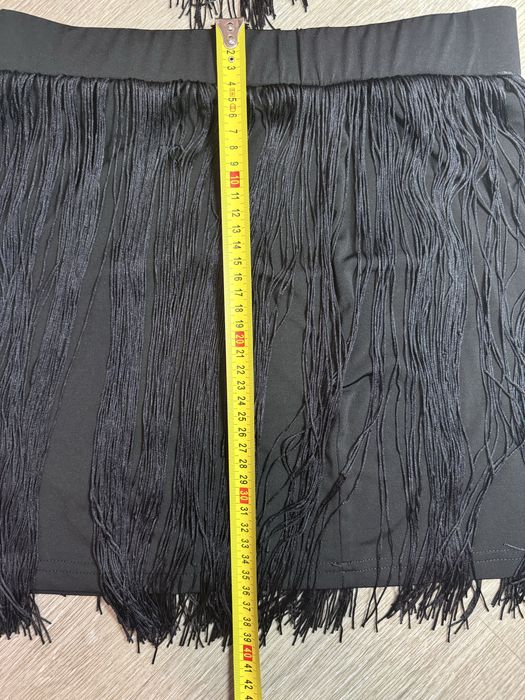 костюм чорного кольору, розмір XS-S юбка топ