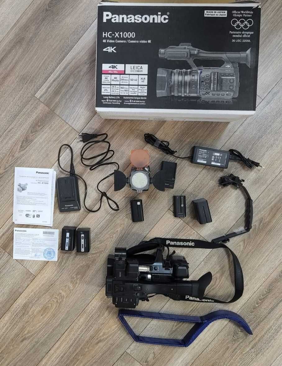 Відеокамера / Видеокамера Panasonic X1000 4К  (HC-X1000EE-K) Японія