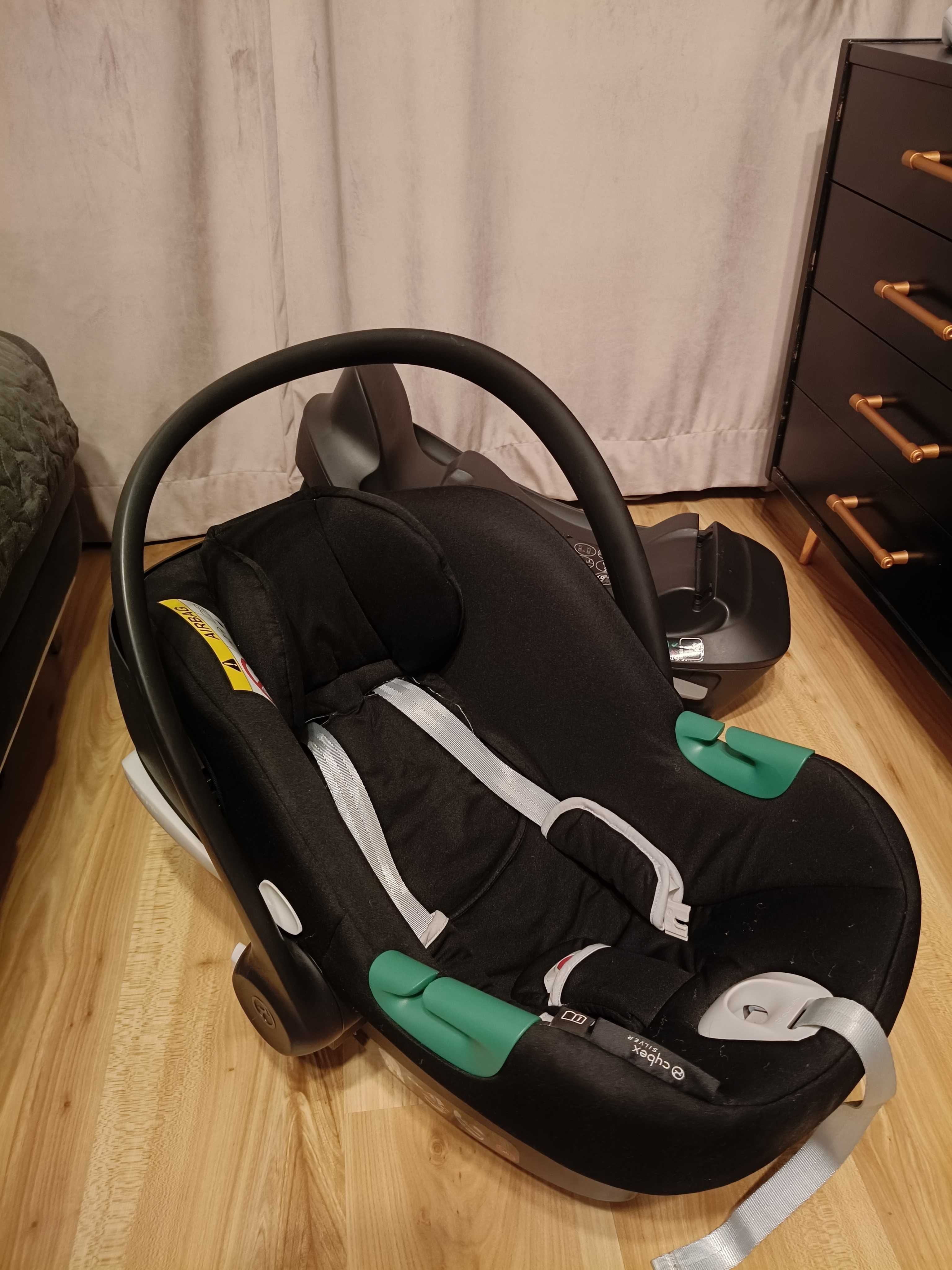 Fotelik CYBEX ATON B2 dla niemowląt ("łupina") Z BAZĄ CYBEX ONE