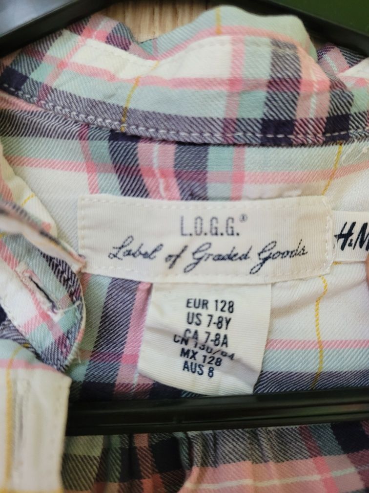 Koszula tunika L.O.G.G. H&M 128 cm