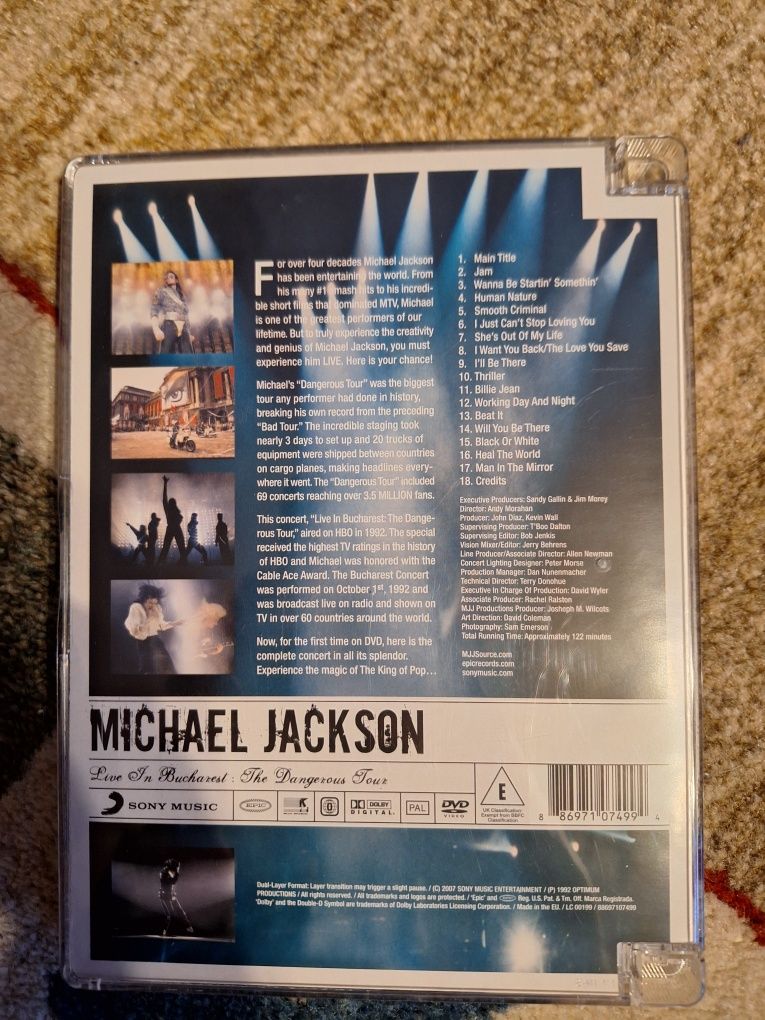 Koncert DVD Michael Jackson live in Budapest