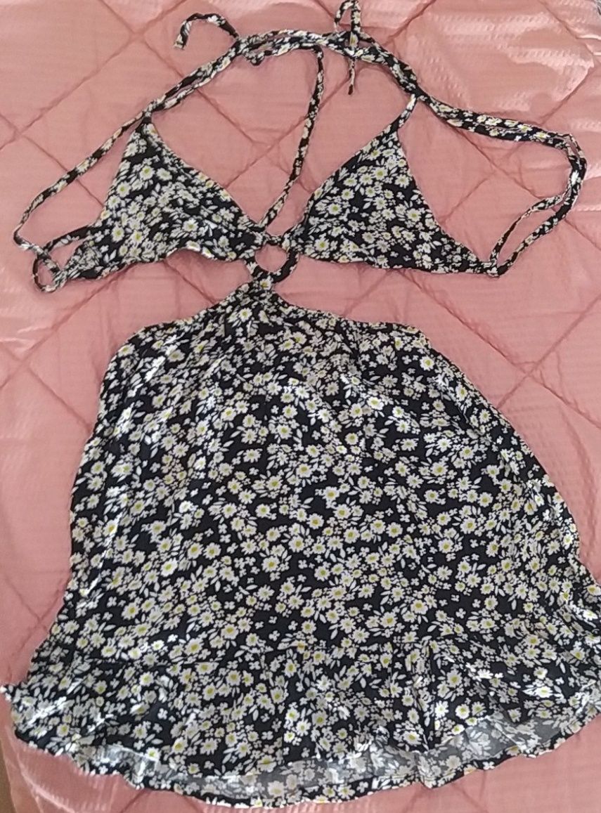 Vestido padrão floral