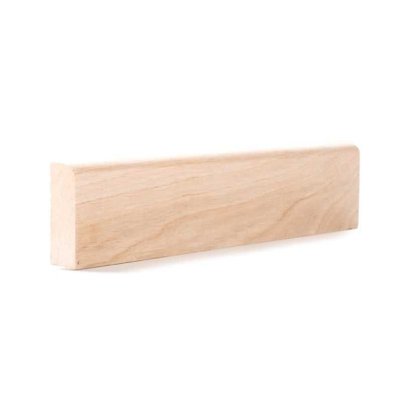 #7 Strug -  Listwa przypodłogowa z litego dębu  - wys. 7 cm