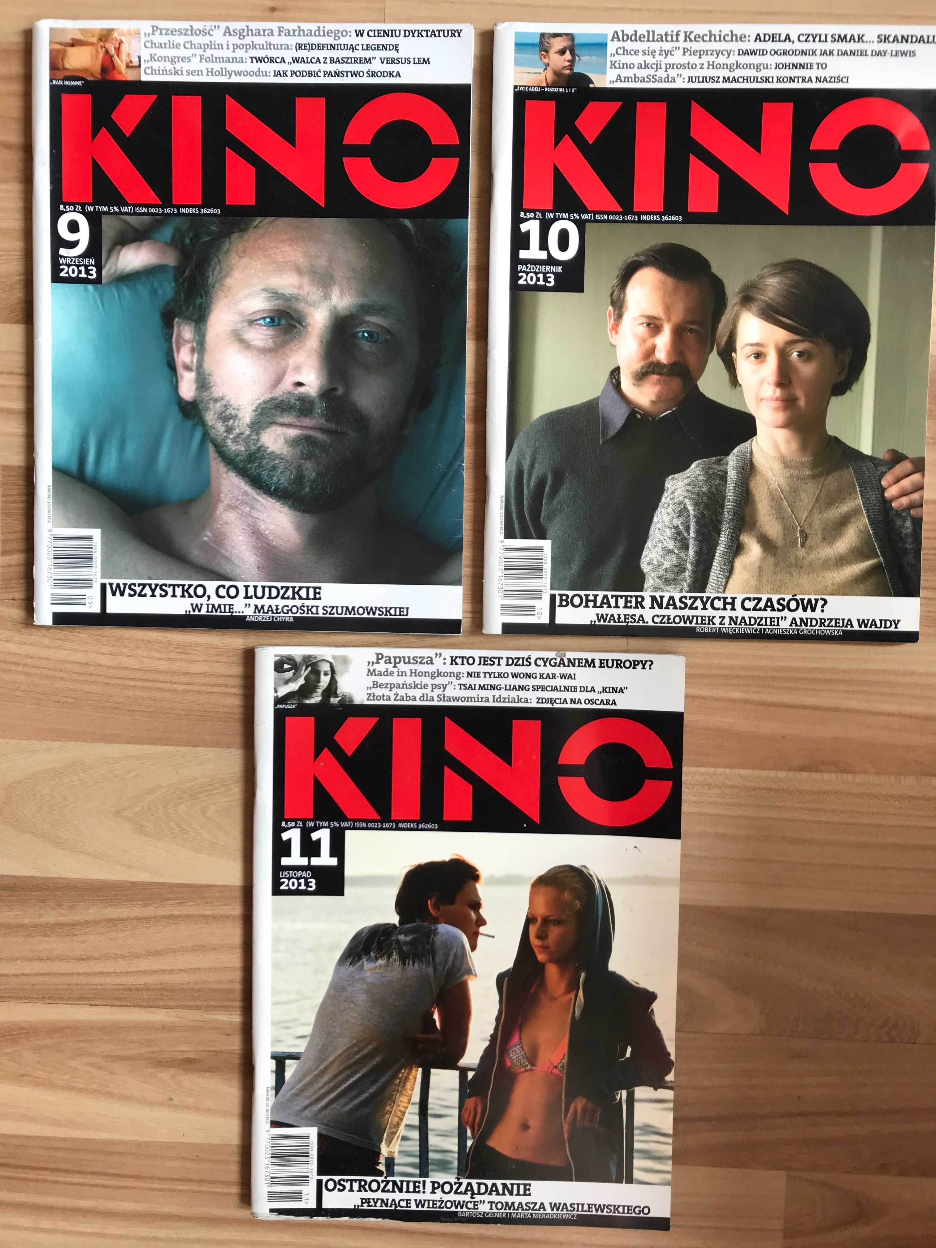 Magazyn filmowy KINO 2013 niepełny rocznik - 2,3,4 6, 9, 10, 11 FILM