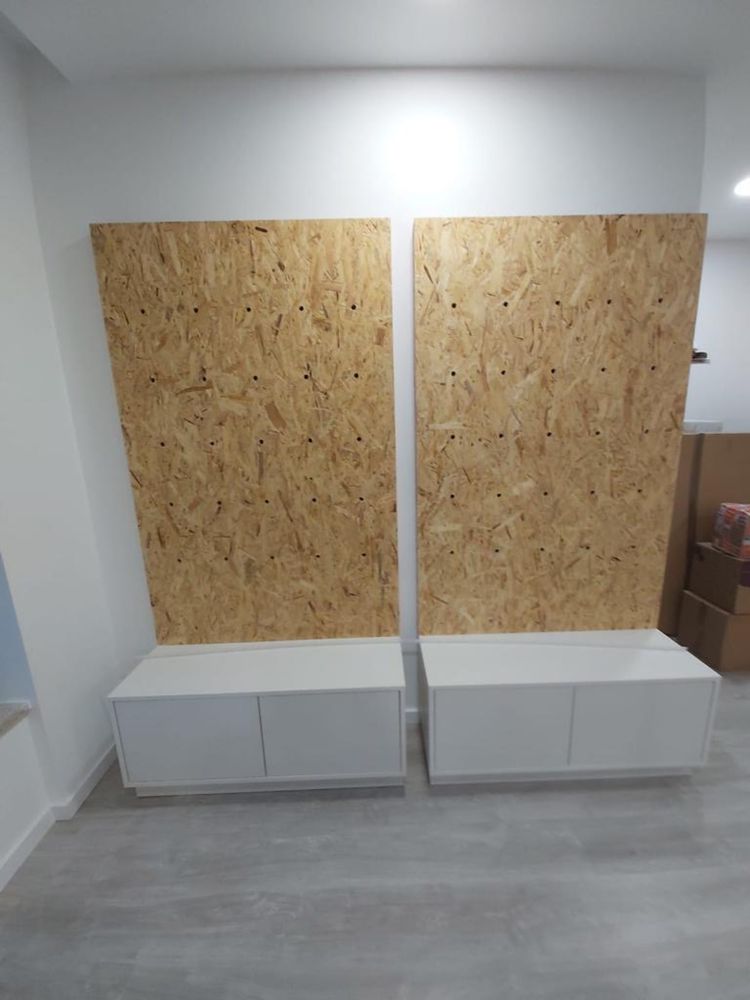 Vendo 8 moveis + 10 paineis osb