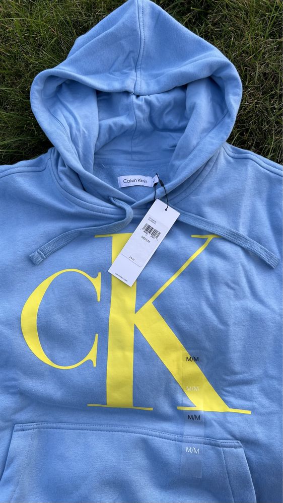 Худі жіноче унісекс Calvin Klein Monogram Logo Fleece Hoodie